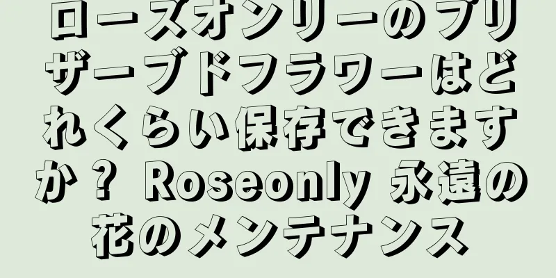 ローズオンリーのプリザーブドフラワーはどれくらい保存できますか？ Roseonly 永遠の花のメンテナンス