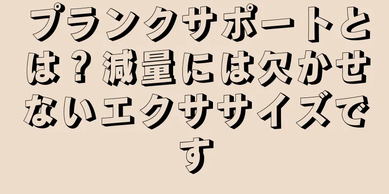 プランクサポートとは？減量には欠かせないエクササイズです