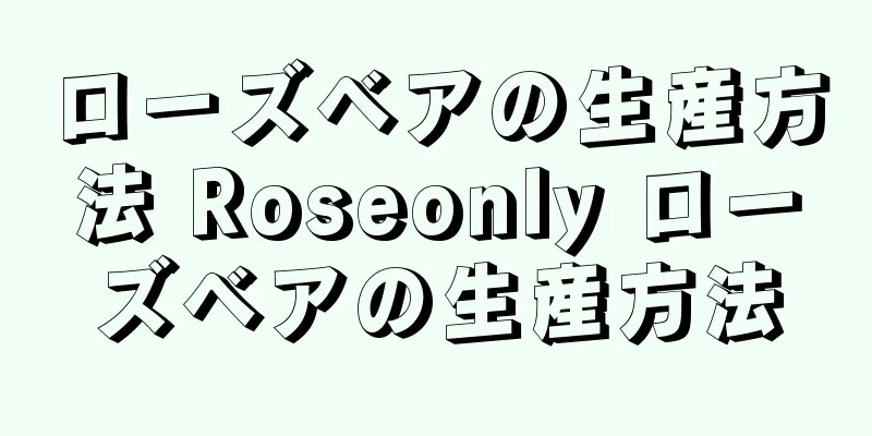 ローズベアの生産方法 Roseonly ローズベアの生産方法