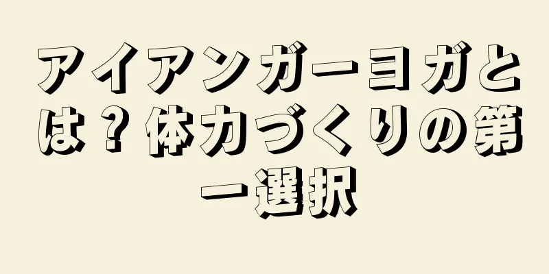 アイアンガーヨガとは？体力づくりの第一選択