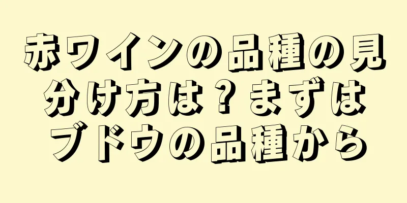 赤ワインの品種の見分け方は？まずはブドウの品種から