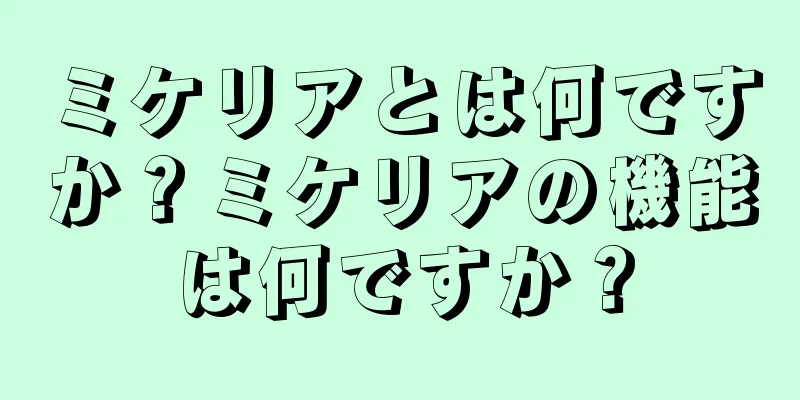 ミケリアとは何ですか？ミケリアの機能は何ですか？