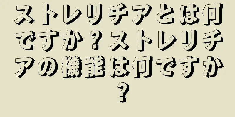 ストレリチアとは何ですか？ストレリチアの機能は何ですか？