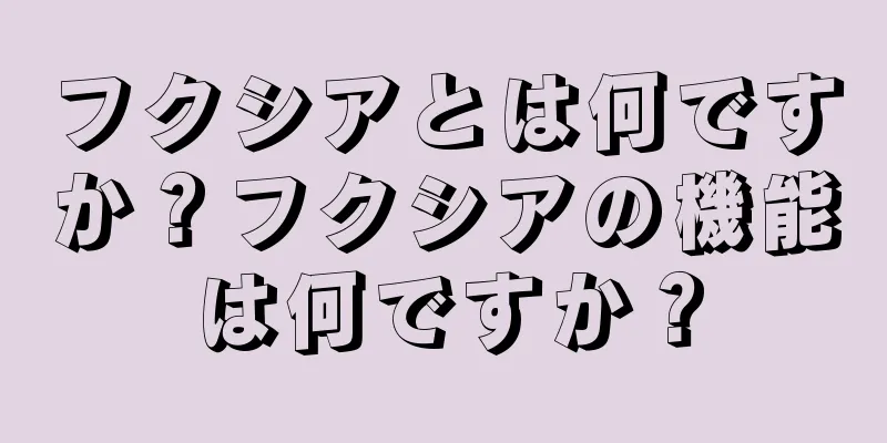 フクシアとは何ですか？フクシアの機能は何ですか？