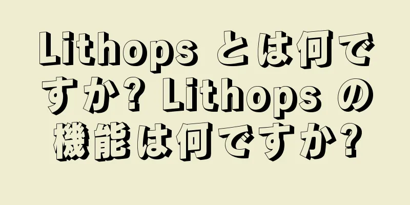 Lithops とは何ですか? Lithops の機能は何ですか?