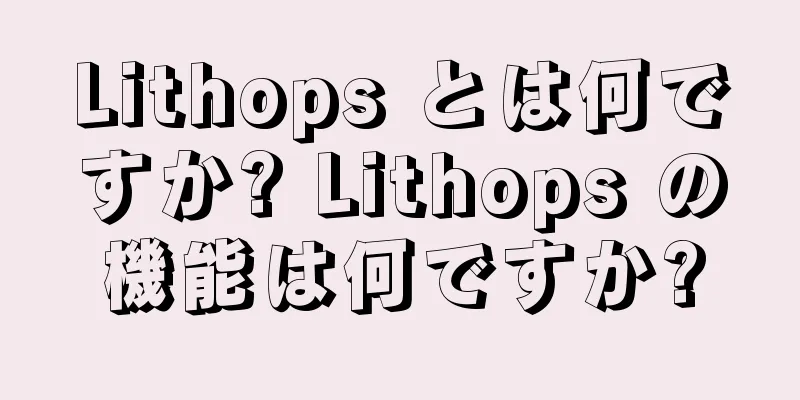 Lithops とは何ですか? Lithops の機能は何ですか?