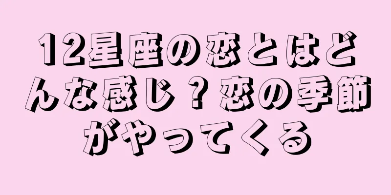 12星座の恋とはどんな感じ？恋の季節がやってくる
