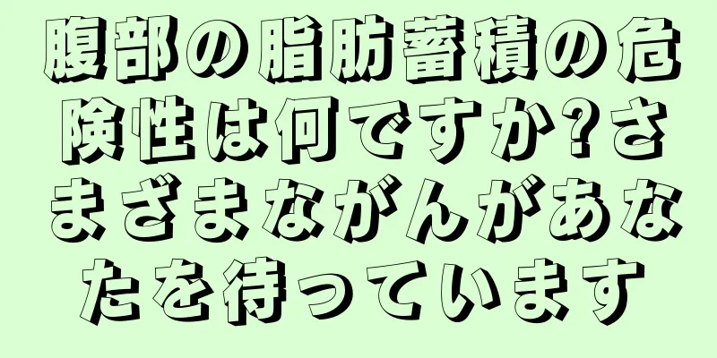 腹部の脂肪蓄積の危険性は何ですか?さまざまながんがあなたを待っています